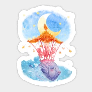 Fish Carousel Sticker